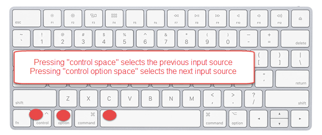 Mac Shortcuts For Changing Language